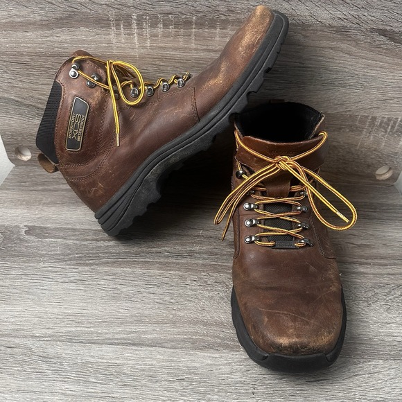 Rockport XCS Waterproof Hiking Boots Mens Size 12 M Hydro Shield Leather Outdoor - Picture 1 of 12